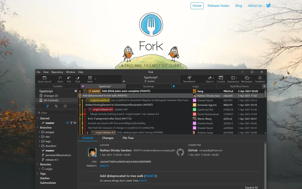 Fork: Fast & Friendly Git Client for Mac & Windows